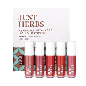 Just Herbs Ayurvedic Liquid Lipstick Kit Set of 5